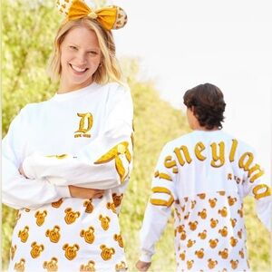 Disneyland Resort Cotton Spirit Jersey Mickey Mouse Waffles All Over Print XS